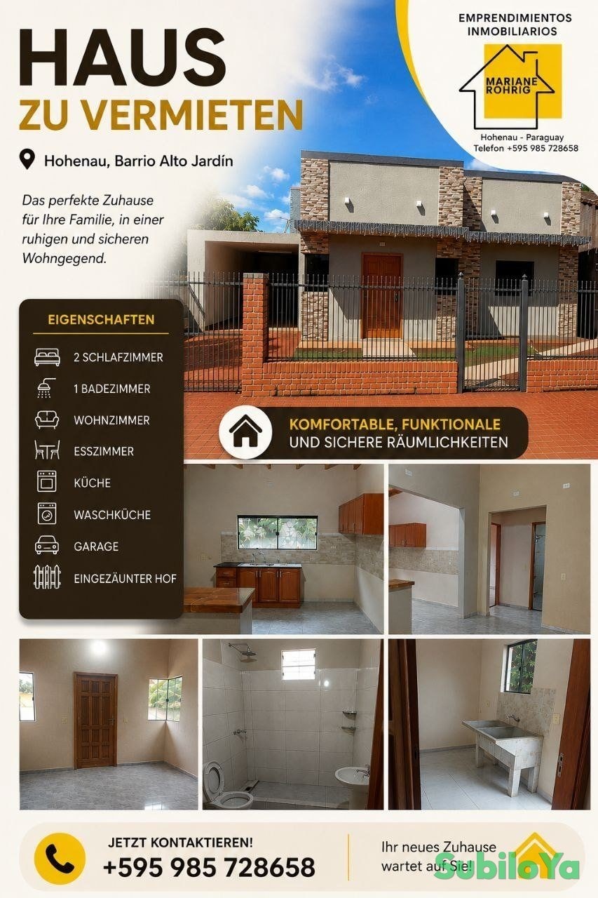 House for rent in Hohenau Barrio Alto